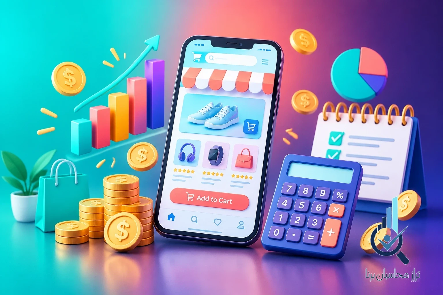 تکالیف بانکی فروشگاه اینترنتی
